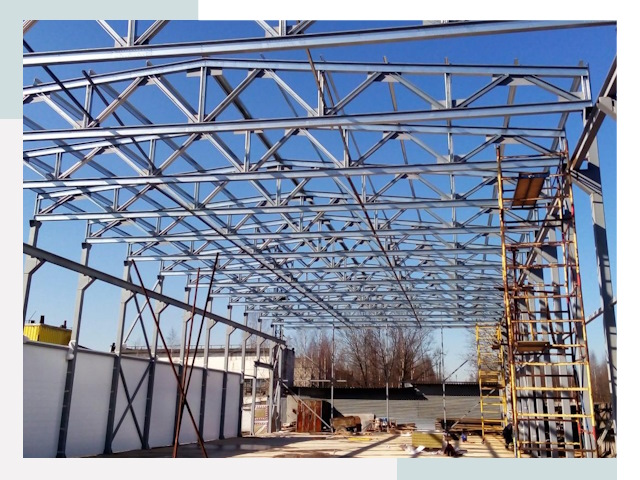 Строительство цехов в Узловая от 611 руб. под ключ