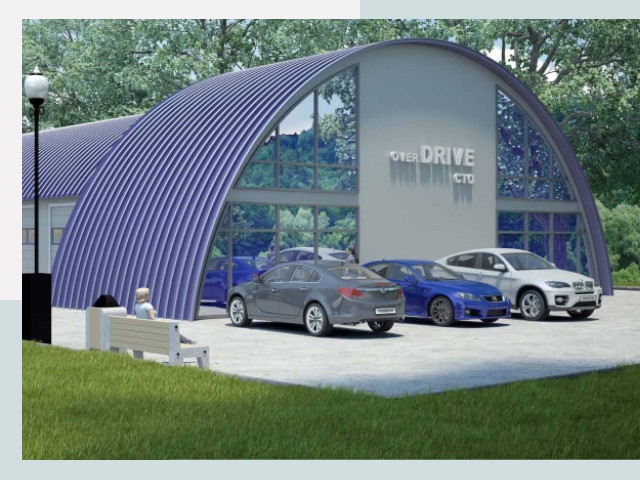 Монтаж ангаров и металлоконструкций от 611 руб.