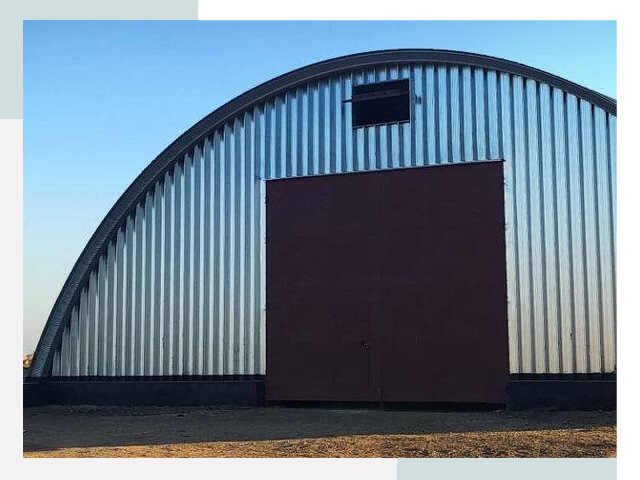 Бескаркасные ангары в Узловой