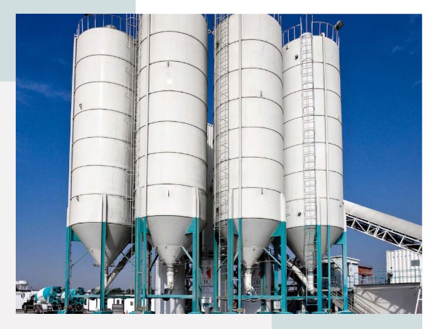 Строительство цементных силосов в Узловой