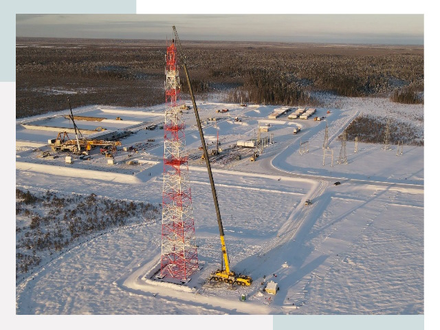 Мачты связи в Узловой