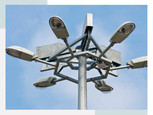 Монтаж осветительных мачт в Узловой