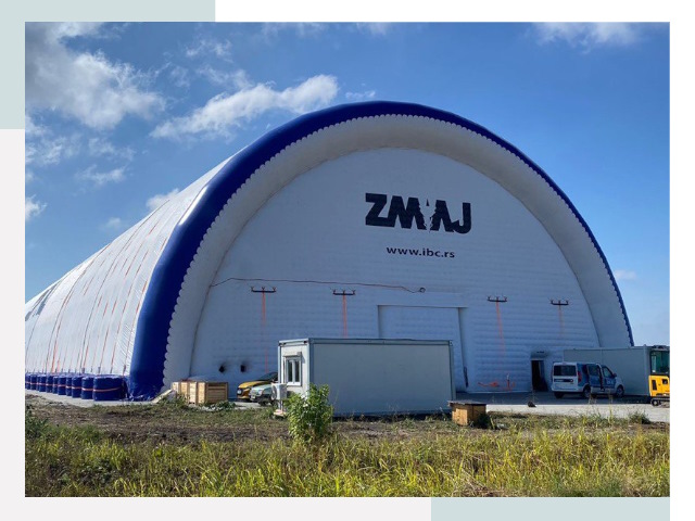 Брендирование ангаров в Узловой