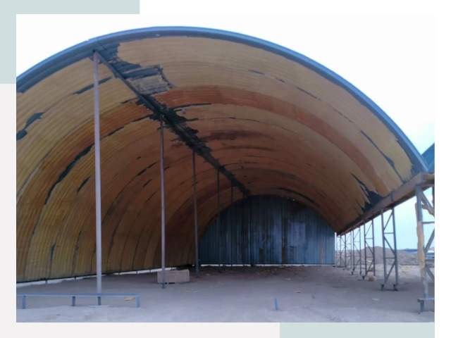 Реконструкция ангаров в Узловой