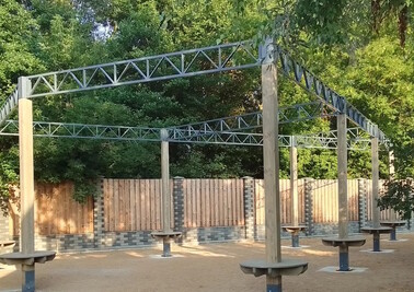 Терраса из металлоконструкций под ключ, проектирование, изготовление и монтаж от СтальСтрой-Злв